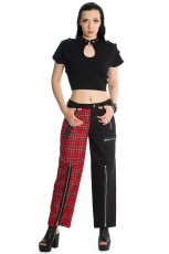 画像4: 🔥SALE🔥KRAMPUS TROUSERS / Black×Red  / パンツ【Banned Apparel】 (4)