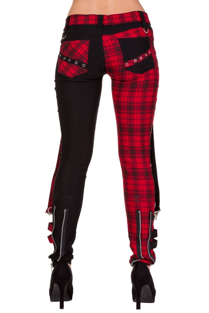 画像4: Jetsetter Trousers / Black×Red  / パンツ【Banned Apparel】 (4)