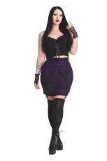 画像2: RHAN SKIRT / Purple / スカート【Banned Apparel】 (2)