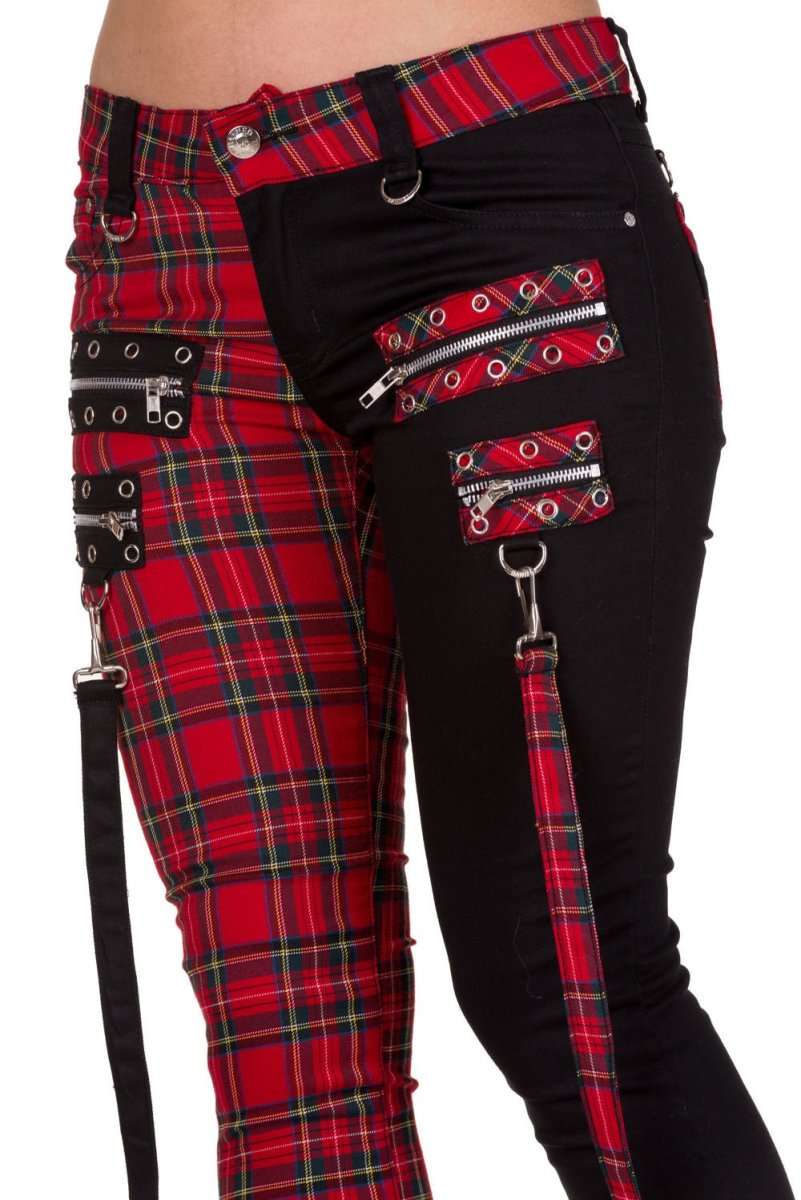 画像5: Jetsetter Trousers / Black×Red  / パンツ【Banned Apparel】 (5)