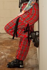 画像1: NTIME BOMB TROUSERS / Red / パンツ【Banned Apparel】 (1)