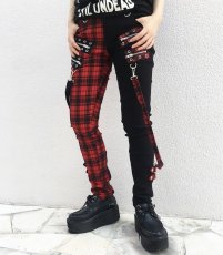 画像6: Jetsetter Trousers / Black×Red  / パンツ【Banned Apparel】 (6)