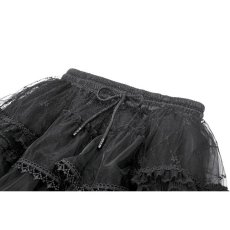 画像10: Diamond Lace Patchwork Layered Tutu Skirt / スカート【DARK IN LOVE】 (10)