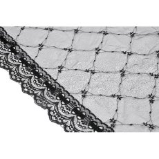 画像12: Diamond Lace Patchwork Layered Tutu Skirt / スカート【DARK IN LOVE】 (12)