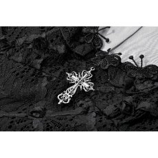 画像15: Dark Sacred Lace High-Neck Gothic Dress / ワンピース【DARK IN LOVE】 (15)
