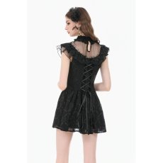 画像12: Dark Sacred Lace High-Neck Gothic Dress / ワンピース【DARK IN LOVE】 (12)