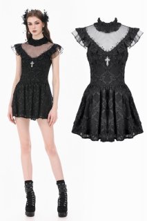 Gothic Dark Demon Pleated Dress / ワンピース【DARK IN LOVE