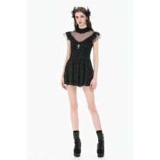 画像9: Dark Sacred Lace High-Neck Gothic Dress / ワンピース【DARK IN LOVE】 (9)