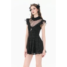 画像6: Dark Sacred Lace High-Neck Gothic Dress / ワンピース【DARK IN LOVE】 (6)