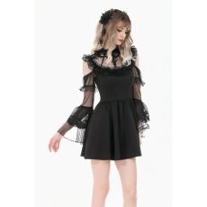 画像5: High-Neck Sheer Mesh Dress / ワンピース【DARK IN LOVE】 (5)