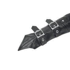 画像11: Matte Leather Buckled Riveted Gauntlets / グローブ【DARK IN LOVE】 (11)