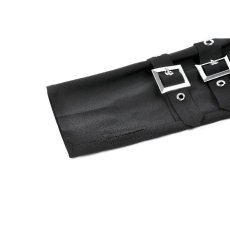 画像11: Multi-Buckle Eyelet Strap Elasticated Gloves / グローブ【DARK IN LOVE】 (11)