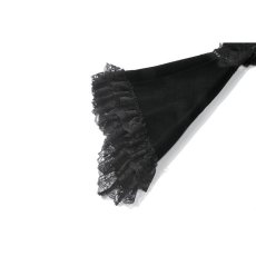 画像15: Velvet Shrug Lace-Spliced Flare Sleeve Bolero / ボレロ【DARK IN LOVE】 (15)