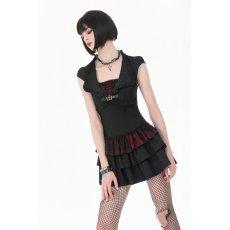 画像5: Ruffled Collar and Tiered Cake Skirt / ワンピース【DARK IN LOVE】 (5)