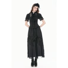 画像8: Vintage Lolita Blouse / BLACK / トップス【DARK IN LOVE】 (8)