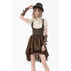 画像6: Victorian Lace Patchwork Puff Sleeve Slim Blouse / WHITE / トップス【DARK IN LOVE】 (6)