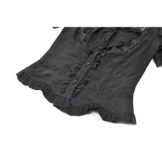 画像11: Vintage Lolita Blouse / BLACK / トップス【DARK IN LOVE】 (11)