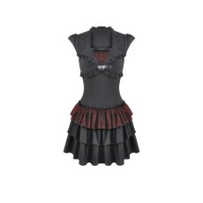 画像2: Ruffled Collar and Tiered Cake Skirt / ワンピース【DARK IN LOVE】 (2)