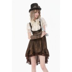 画像5: Victorian Lace Patchwork Puff Sleeve Slim Blouse / WHITE / トップス【DARK IN LOVE】 (5)