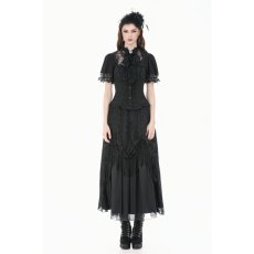 画像7: Vintage Lolita Blouse / BLACK / トップス【DARK IN LOVE】 (7)