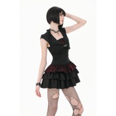 画像6: Ruffled Collar and Tiered Cake Skirt / ワンピース【DARK IN LOVE】 (6)