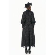 画像10: Gothic Victorian Blouse with Rose Jacquard / トップス【DARK IN LOVE】 (10)