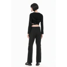 画像10: Urban Mobility Cross-Zip Wide-Leg Cargo Pants / パンツ【DARK IN LOVE】 (10)