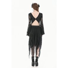 画像10: Shadow Mist Layered Mesh Long Skirt / スカート【DARK IN LOVE】 (10)
