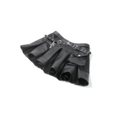 画像10: Punk Double Belt Pleated Skirt / スカート【DARK IN LOVE】 (10)