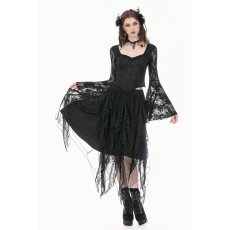 画像9: Shadow Mist Layered Mesh Long Skirt / スカート【DARK IN LOVE】 (9)