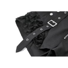 画像14: Punk Cross Lace Patchwork High-Waisted Shorts / ショートパンツ【DARK IN LOVE】 (14)
