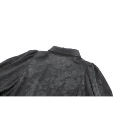 画像14: Gothic Victorian Blouse with Rose Jacquard / トップス【DARK IN LOVE】 (14)