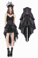 画像1: Dark Butterfly-Wing Gradient Dovetail Skirt / スカート【DARK IN LOVE】 (1)