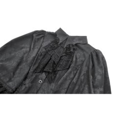 画像11: Gothic Victorian Blouse with Rose Jacquard / トップス【DARK IN LOVE】 (11)