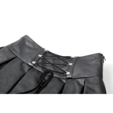 画像15: Punk Double Belt Pleated Skirt / スカート【DARK IN LOVE】 (15)