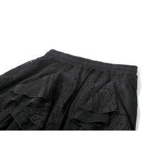 画像13: Shadow Mist Layered Mesh Long Skirt / スカート【DARK IN LOVE】 (13)