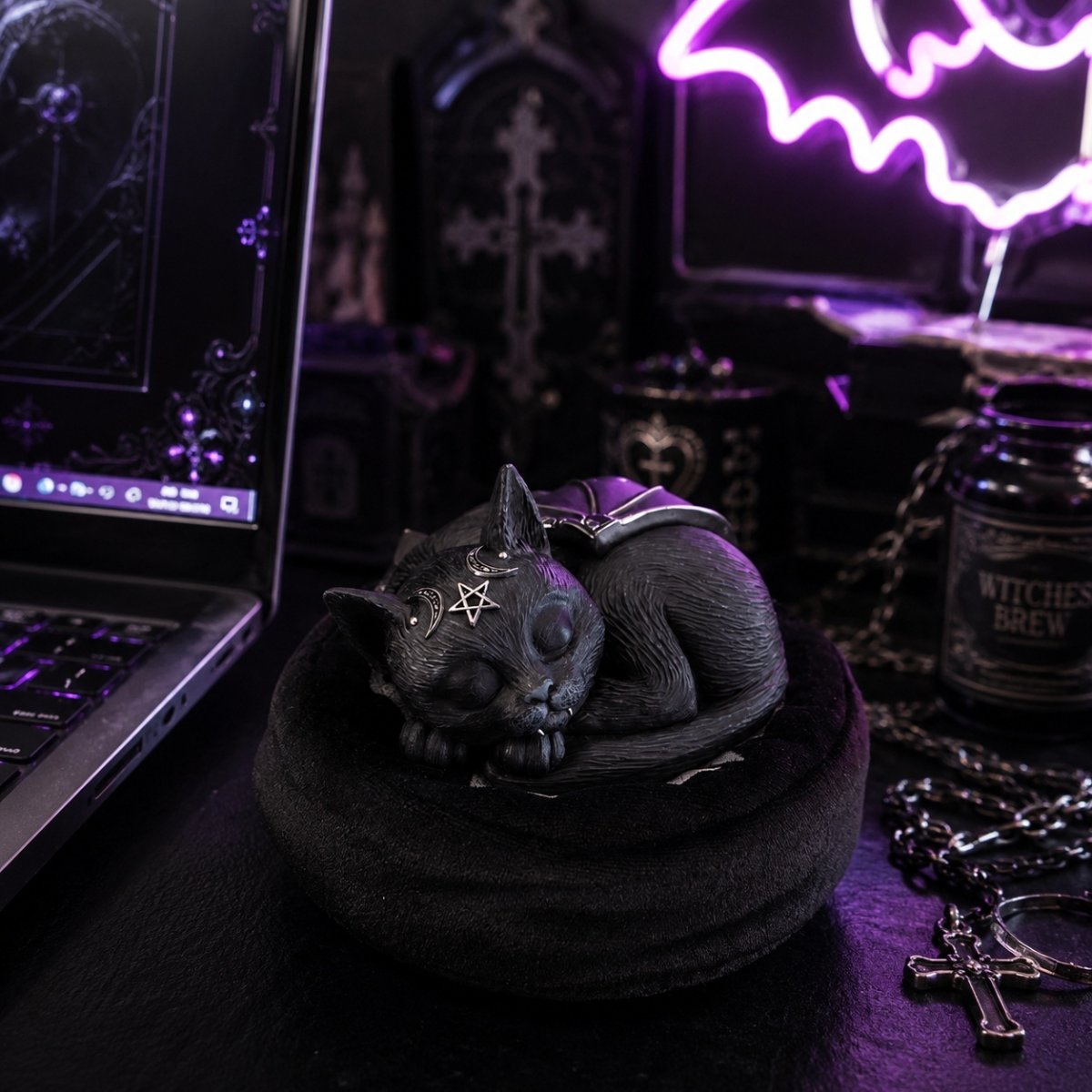 画像8: Malpuss Dreams / cat / オーナメント【NEMESIS NOW】 (8)