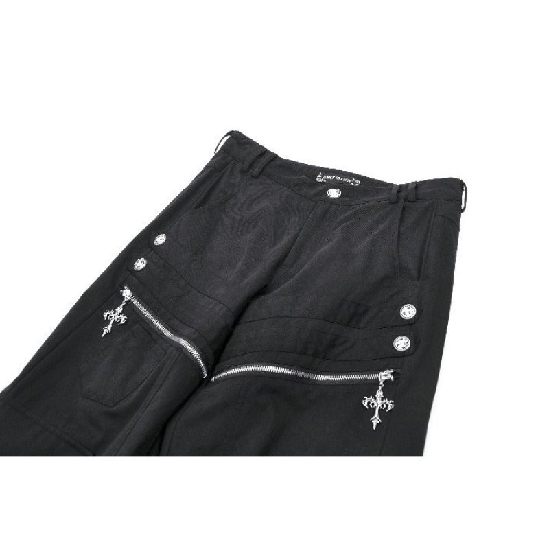Urban Mobility Cross-Zip Wide-Leg Cargo Pants / パンツ【DARK IN