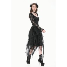 画像8: Shadow Mist Layered Mesh Long Skirt / スカート【DARK IN LOVE】 (8)