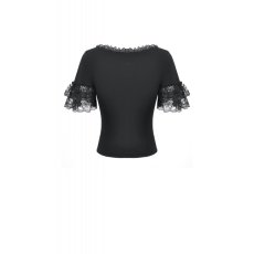 画像3: Lace Embroidery Panel Fitted Top / トップス【DARK IN LOVE】 (3)