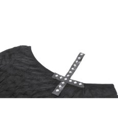 画像12: Studded Cross Straps Asymmetric Tops / トップス【DARK IN LOVE】 (12)