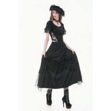 画像7: Lace Embroidery Panel Fitted Top / トップス【DARK IN LOVE】 (7)
