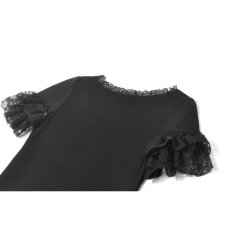 画像12: Lace Embroidery Panel Fitted Top / トップス【DARK IN LOVE】 (12)