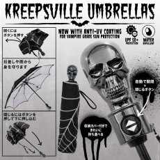 画像4: Spiderweb / UVカット / 折りたたみ傘（ワンタッチ式）【KREEPSVILLE 666】 (4)