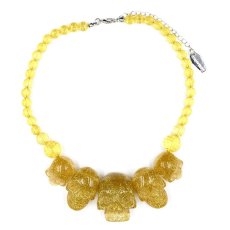 画像1: SKULL COLLECTION / Gold Glitter / ネックレス【KREEPSVILLE 666】 (1)