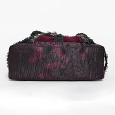 画像8: Gothic Lace-Trimmed Rose Cross Bag / RED / ハンドバッグ【Devil Fashion】 (8)