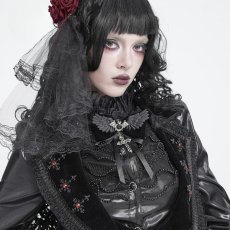 画像3: Bat Cross Bowknot Hairpin / ヘアピン / ブローチ【Devil Fashion】 (3)