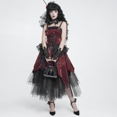 画像4: Gothic Lace-Trimmed Rose Cross Bag / BLACK / ハンドバッグ【Devil Fashion】 (4)