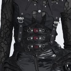画像2: Spiked Evil Eyes Girdle / ウエストベルト【Devil Fashion】 (2)