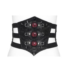 画像1: Spiked Evil Eyes Girdle / ウエストベルト【Devil Fashion】 (1)